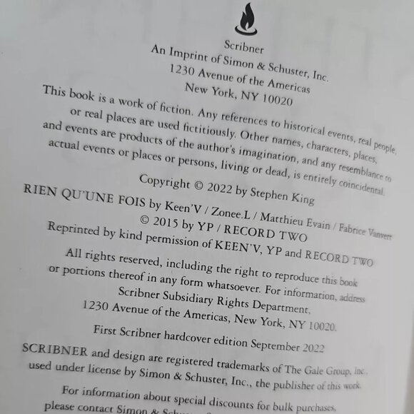 Fairy Tale by Stephen King (2022) • First Ed, First Print • Hardcover HC - Picture 6 of 6